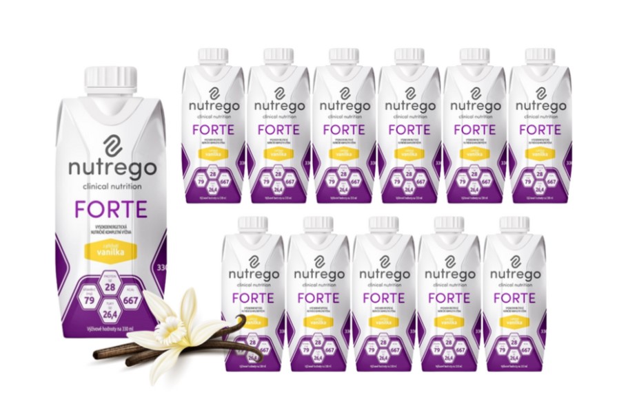 Nutrego Forte 12x330 мл Ваніль висококалорійна, високобілкова дієта